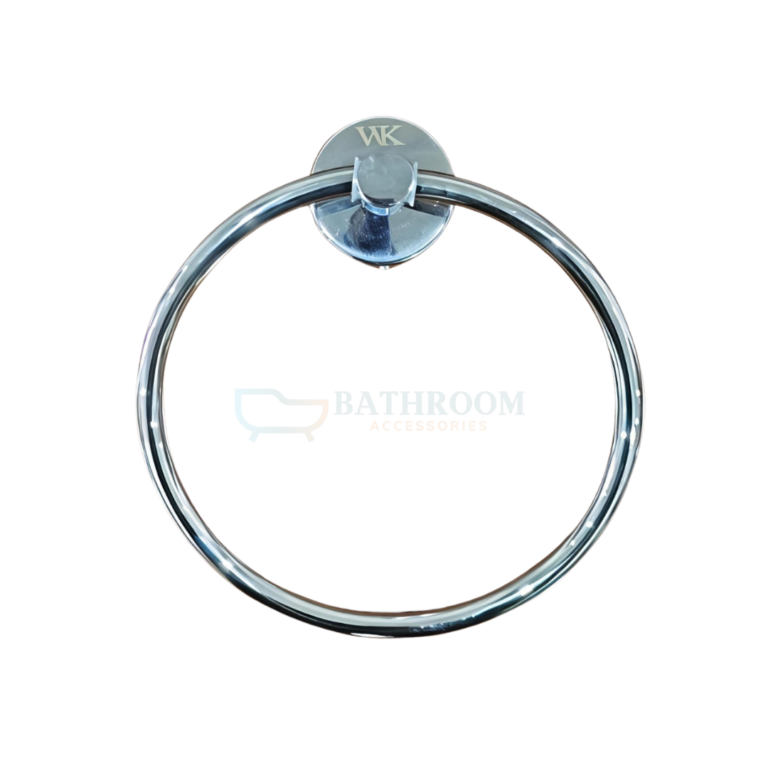 Chrome towel ring