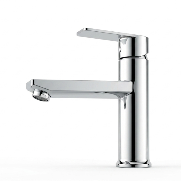 Chrome ABS single lever basin mixer tap 8145